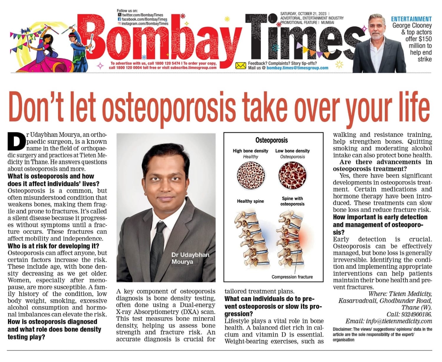 Don’t Let Osteoporosis Take Over Your Life